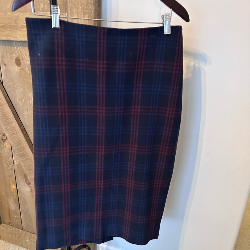 Philosophy dresses tartan plaid pencil skirt